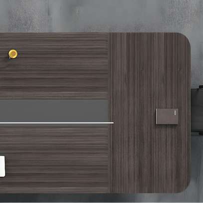 Grey 3-Meter Wooden Boardroom Table image 4