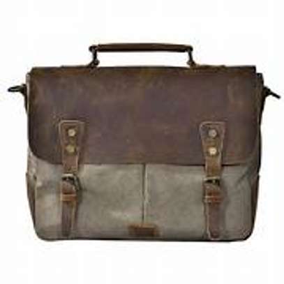 Capital Canvas & leather handbag image 4