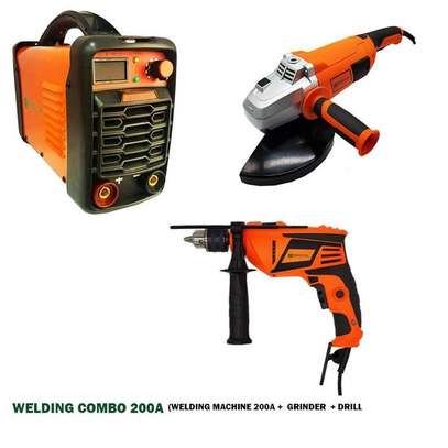 200Amps Welding Machine + 230mm Angle Grinder +13mm Drill image 3