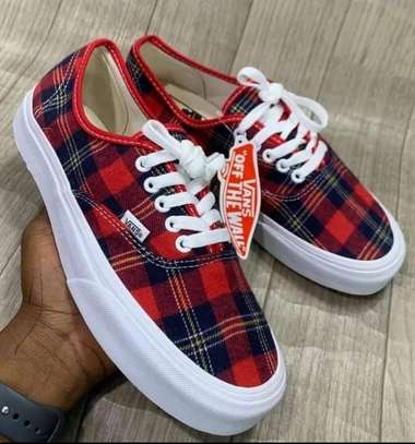 Top quality checked double sole vans image 1