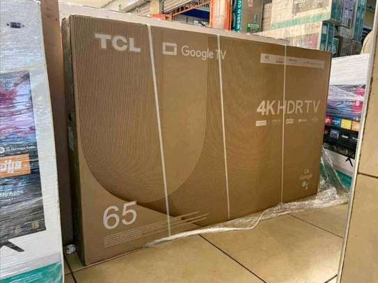 65 TCL smart Google TV UHD 4K Frameless +Free wall mount image 1