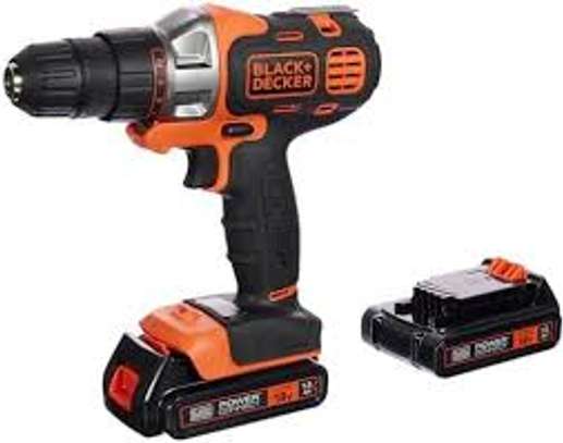 black and decker drill driver 18v image 1