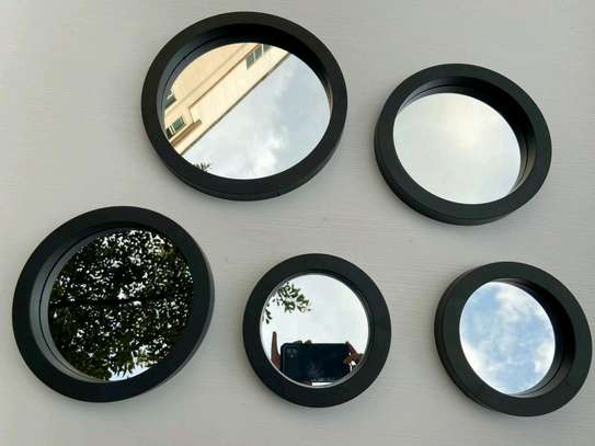 *5 in 1 decor mirrors available in gold, black only image 1