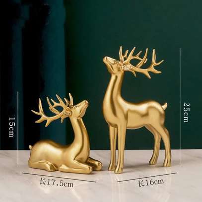 2 gold deers image 1