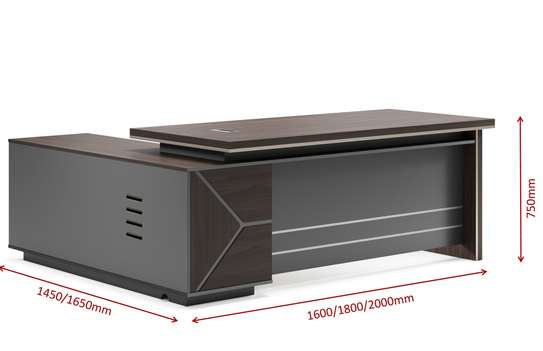 Office Desk: 1.8m  Luxurious Manager's Desk image 2