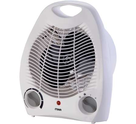 Mika Fan Heater, 1000-2000W, White MH101 image 1