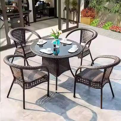 Outdoor Dining Table Set image 5
