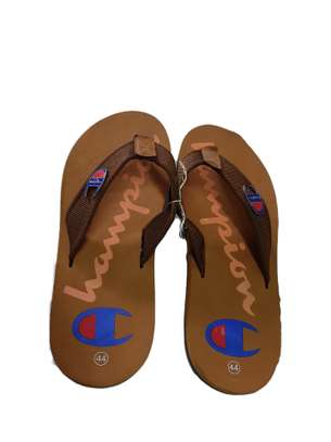 Champions Smart Casual Thong Sandals-Gold image 1