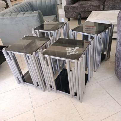 Glass stools/Metal stools/latest stool designs image 5