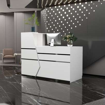 Reception Desk: 1.8m Office Desk, Professional Reception Use image 8