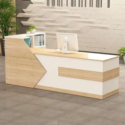 L-Shaped Front Reception Desk image 2