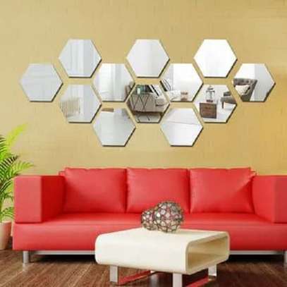 acrylic hexagonal mirrors image 2