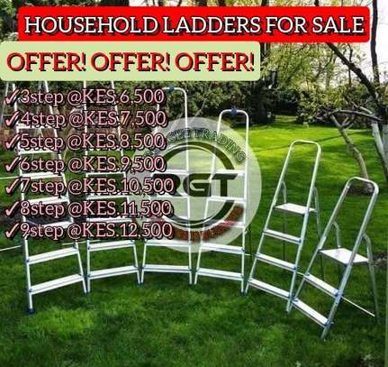 ALUMINIUM HOUSEHOLD STEP LADDERS FOR SALE image 3