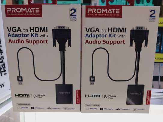 Promate ProLink-V2H VGA-to-HDMI Adaptor Kit with Audio image 3
