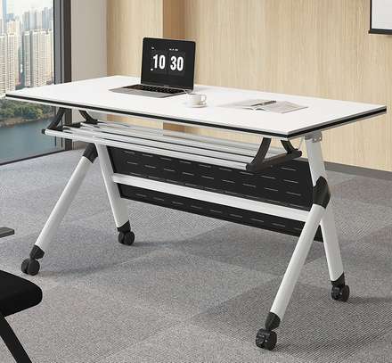 Office Table: Folding Mobile Meeting Table image 2