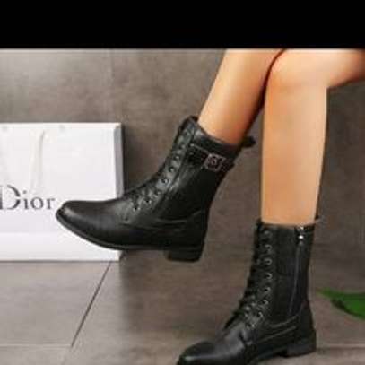 Ladies Leather Ankle Boots image 1