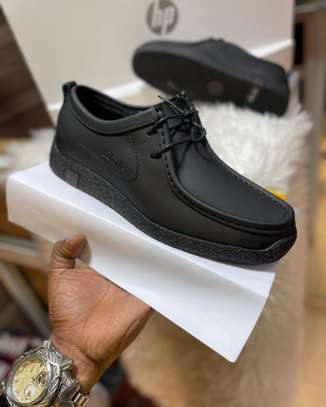 Clark Lace Up Leather Shoes All Black Quality Men Shoes in Nairobi CBD PigiaMe