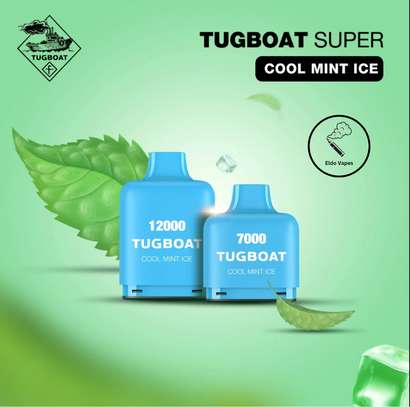 TUGBOAT SUPER 12000 Puffs Pods – Cool Mint Ice image 1