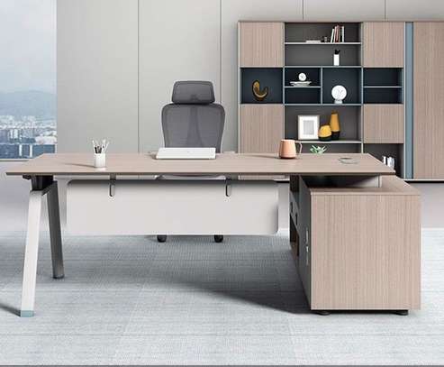 Office Desk:  Executive Modern Office Desk image 1