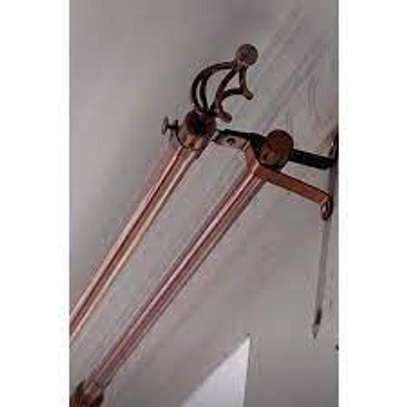 STRONG ADJUSTABLE CURTAIN RODS image 3