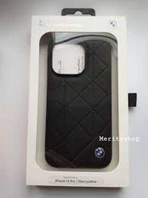 Apple iPhone 14 Pro BMW Leather Case With Quilted Pattern image 6