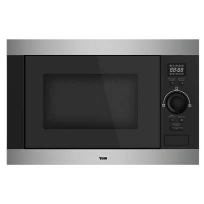 Mika Built In Microwave, 25L, Black & SS image 3