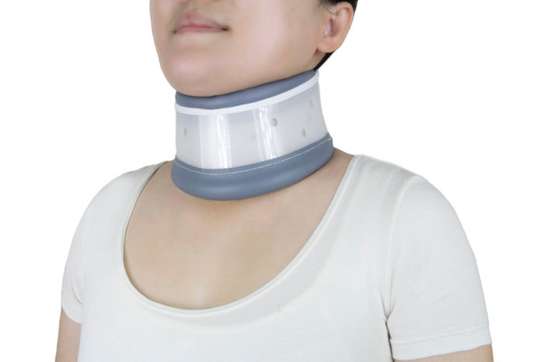 Ortho-Aid Rigid Cervical Collar Plastic Neck Support Brace image 1