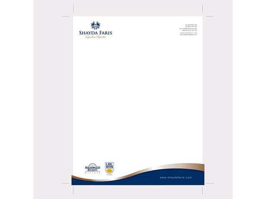 LETTERHEADS  AND COMPLIMENTARY SLIPS image 1