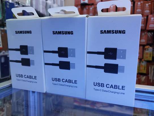 Black Samsung USB A To USB C Cable, 1.5M image 1