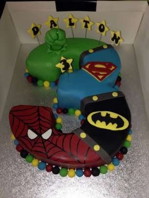 Kids birthday themed  decorated cakes image 1