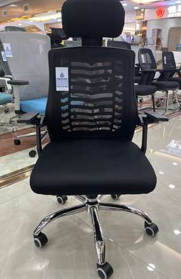 OFFICE CHAIR: Office Chair With Headrest Matt image 1