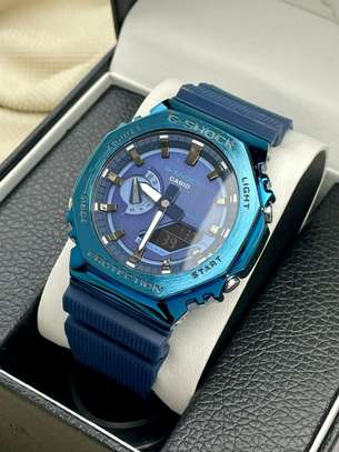G-Shock Original Japan GA-2100 Men Blue Wrist Watch image 1