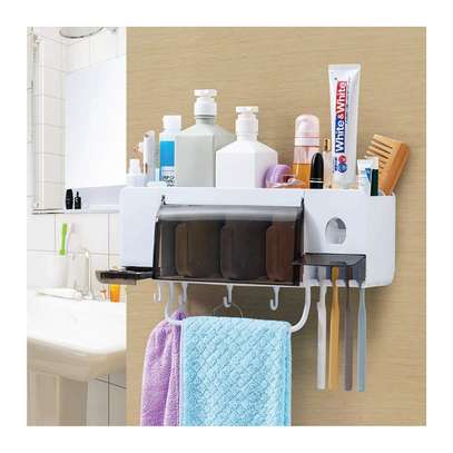 Toothpaste Dispenser / Bathroom Rack image 1