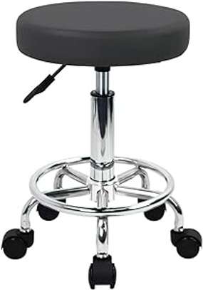 Office Stool: Height Adjustable  Swivel Barstool image 2