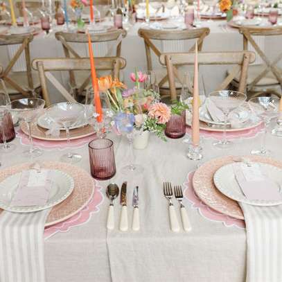 Elegant Gold Cutlery Table Setting with White Porcelain image 7