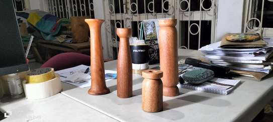 Wooden Candle Holders image 1