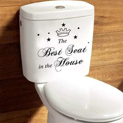 Best Seat Funny Toilet Stickers image 2