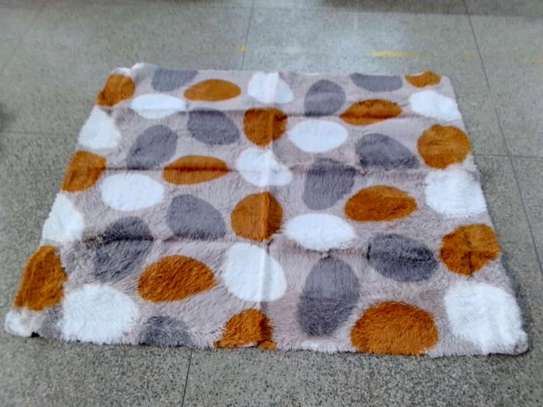 Quality pattern fluffy carpets size 5*8 image 7