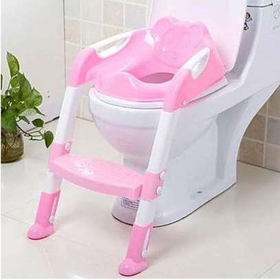 Training Kids Toilet-Baby Potty With Ladder image 1