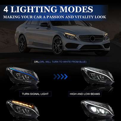 LED Headlights for Mercedes Benz W205 C300 C-Class image 4