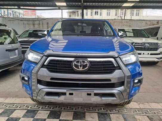 Toyota Hilux double 2017 blue 🔵 image 7