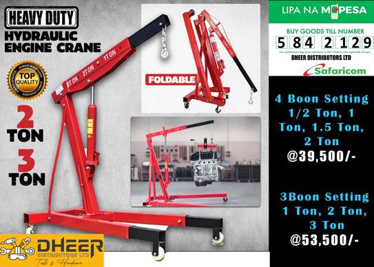 Hydraulic Engine Hoist 2 Ton Foldable Heavy Duty image 2