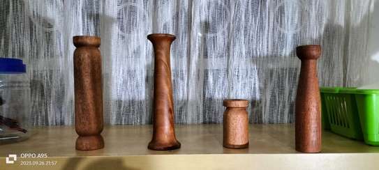 Wooden Candle Holders image 2