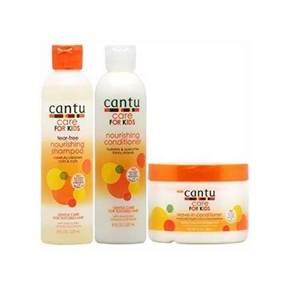Cantu Care For Kids Shampoo + Conditioner + Leave-in Conditioner image 1