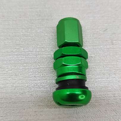 Car tire valve stem -green image 3