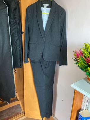 Elegant Women's Gray Suit, Silver suit & dark woolen suit. image 3