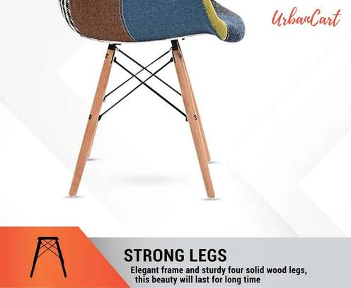 High Quality Patched Eames Chair with Armrests image 4