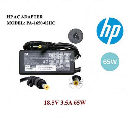 HP AC Adapter HP 18.5V 3.5A Yellow Pin image 4
