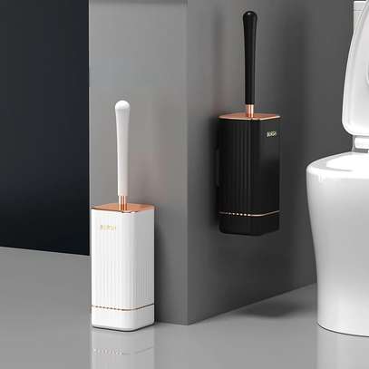 Luxury toilet brush &holder set image 1