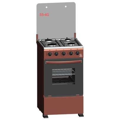 Eurochef 4 Gas Standing Cooker, 50cm X 55cm Gas Oven image 1